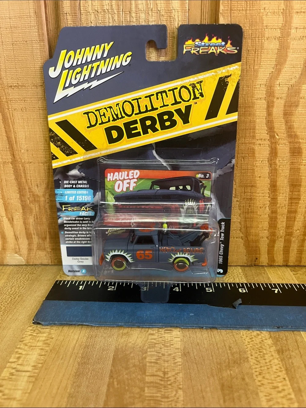Johnny Lightning Demolition Derby Kids Toy Car - Gray